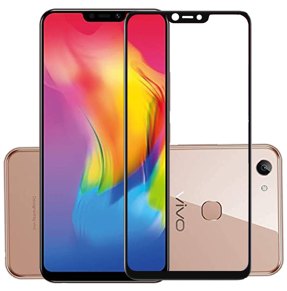 YOFO HD D+ Edge to Edge Full Screen Coverage Tempered Glass for