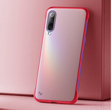 YOFO TPU Frameless case for Samsung A30s (RED) Case Slim Translucent Matte Texture Design Hard PC Back Cover Shock Bumper Corners  (Matte Transparent)