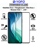YOFO HD D+ Edge to Edge Full Screen Coverage Tempered Glass for Mi 11X - Full Glue Gorilla Glass (Black)
