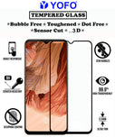 YOFO HD D+ Edge to Edge Full Screen Coverage Tempered Glass for Oppo F17 - Full Glue Gorilla Glass (Black)