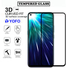 YOFO HD D+ Edge to Edge Full Screen Coverage Tempered Glass for Vivo Z1 Pro- Full Glue Gorilla Glass (Black)