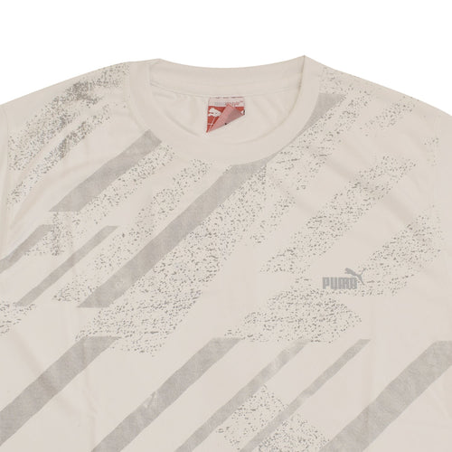 Just Brand ALL WEATHER Men's Regular Sport Fit Half Sleeve Round Neck (M Size ) T-Shirt -White Printed
