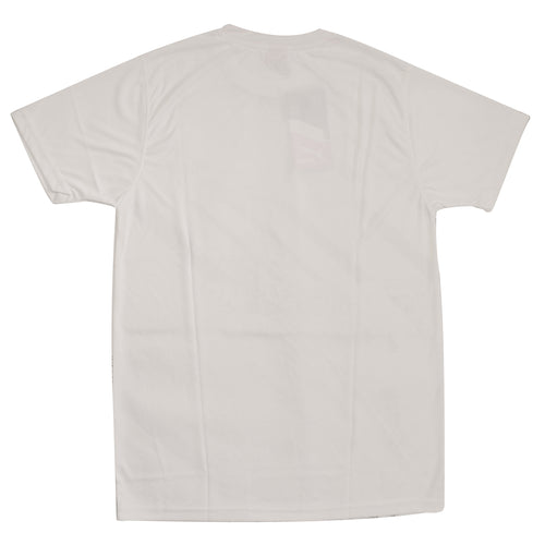 Just Brand ALL WEATHER Men's Regular Sport Fit Half Sleeve Round Neck (L Size ) T-Shirt -White Printed