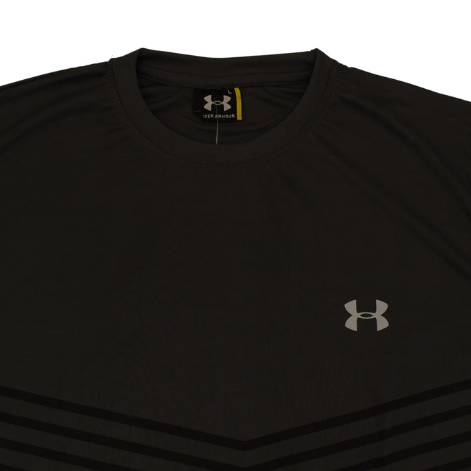 Just Brand ALL WEATHER Men's Regular Sport Fit Half Sleeve Round Neck (L Size ) T-Shirt -Black