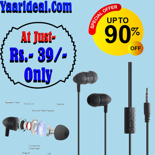 High Quality Bass Universal Earphone, Model - M-520