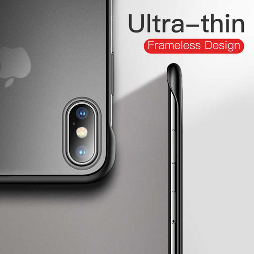 YOFO TPU Frameless case for iPhone-X (BLACK)