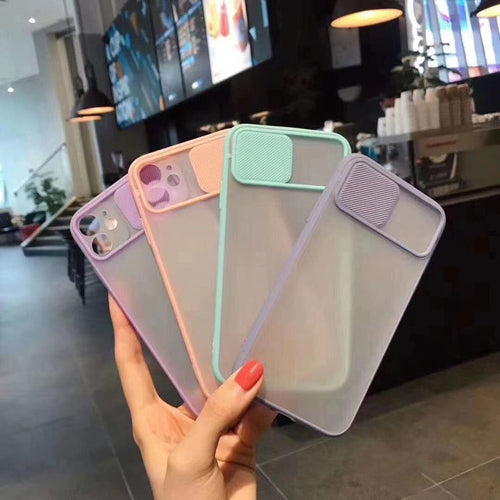 YOFO Camera Shutter Back Cover For iPhone 12 mini (5.4) With Free Mobile Stand