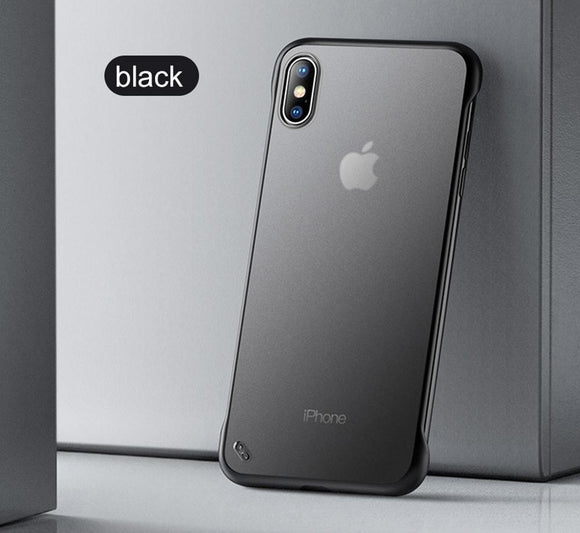 YOFO TPU Frameless case for iPhone-X (BLACK)
