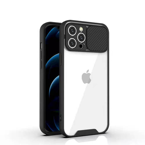 YOFO Camera Shutter Back Cover For iPhone 12PRO MAX (6.7) With Free Mobile Stand