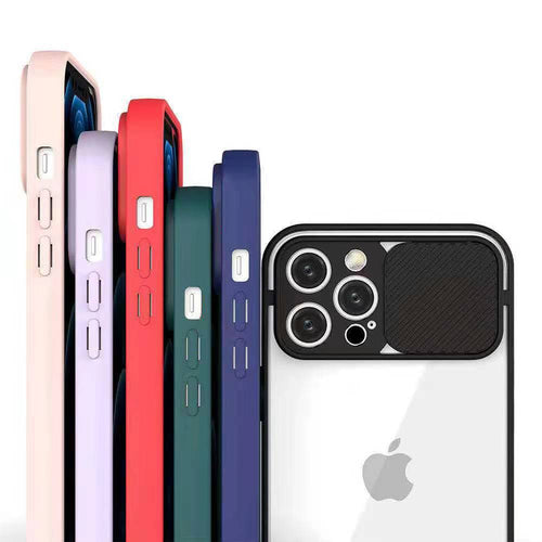 YOFO Camera Shutter Back Cover For iPhone 12PRO MAX (6.7) With Free Mobile Stand