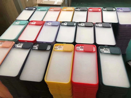 YOFO Camera Shutter Back Cover For iPhone 12 mini (5.4) With Free Mobile Stand