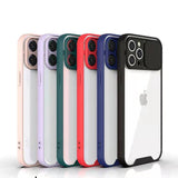 YOFO Camera Shutter Back Cover For iPhone 12PRO MAX (6.7) With Free Mobile Stand