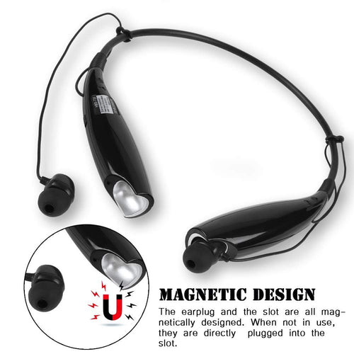 HBS 730 Wireless Neckband Bluetooth Earphone Headset Earbud Portable Headphone