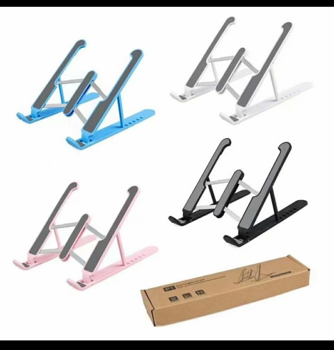YOFO P1 High Quality Multi-Position Foldable Notebook Bracket Laptop (PC) Stand (Assorted Color)