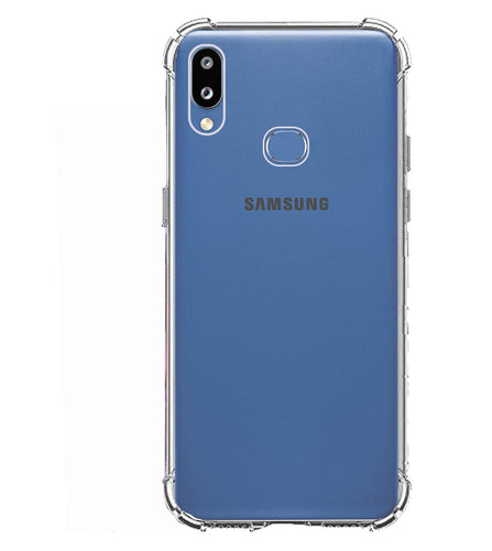 YOFO  Shockproof HD Transparent Back Cover for Samsung M01s(Transparent)