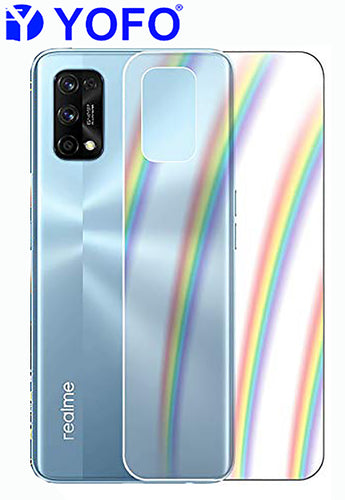 YOFO Rainbow Effect Anti Scratch Back Screen Guard for Realme 7Pro