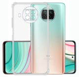 YOFO Rubber Back Cover Case for Mi Redmi 10i (Transparent) with Bumper Corner