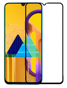 YOFO HD D+ Edge to Edge Full Screen Coverage Tempered Glass for Samsung Galaxy M30s - Full Glue Gorilla Glass (Black)