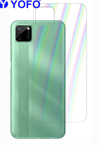 YOFO Rainbow Effect Anti Scratch Back Screen Guard for Realme C11