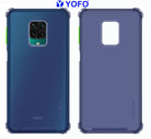 YOFO Silicon Flexible Smooth Matte Back Cover for MI Note 9 Pro/ Note 9 Pro Max/Poco M2 Pro(Blue)