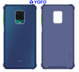YOFO Silicon Flexible Smooth Matte Back Cover for MI Note 9 Pro/ Note 9 Pro Max/Poco M2 Pro(Blue)
