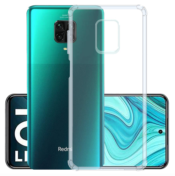 YOFO Back Cover for Mi Redmi Note 10 Lite (Flexible|Silicone|Transparent|Shockproof|Camera Protection)