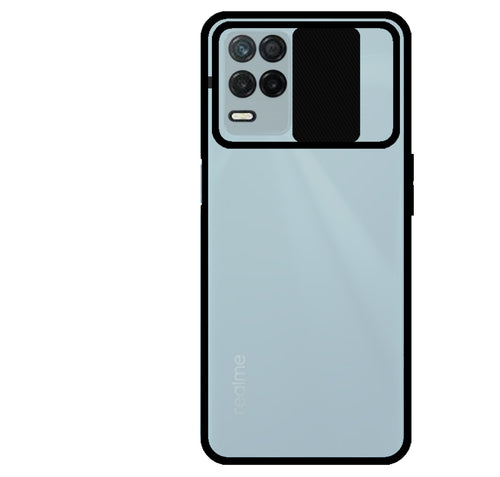 YOFO Camera Shutter Back Cover For Realme 8 {5G} With Free Foldable Mobile Stand