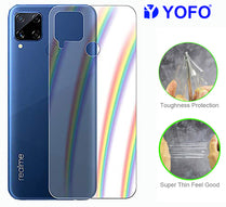 YOFO Rainbow Effect Anti Scratch Back Screen Guard for Realme C15