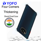 YOFO Silicon Flexible Smooth Matte Back Cover for Poco X3(Smoke)