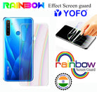 YOFO Rainbow Effect Anti Scratch Back Screen Guard for Realme 5