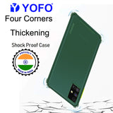 YOFO Silicon Flexible Smooth Matte Back Cover for Samsung M51(Green)