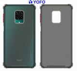 YOFO Silicon Flexible Smooth Matte Back Cover for MI Note 9 Pro/Note 9 Pro Max/Poco M2 Pro(Smoke)
