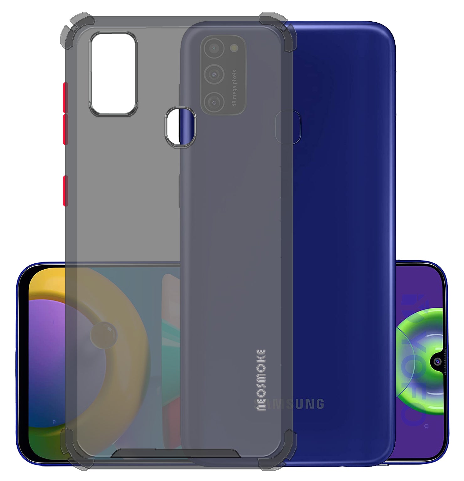 Galaxy M30s M21 Smoke Cover Jkobi Back Cover For Samsung Galaxy