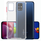 YOFO Silicon Flexible Smooth Matte Back Cover for Samsung M51(Transparent)