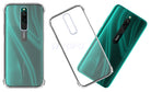 YOFO Rubber Back Cover Case for Mi Redmi 8 (Transparent) with Bumper Corner