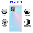 YOFO Back Cover for Vivo Y33s / Y21 (2021) (Flexible|Silicone|Transparent|Shockproof|Camera Protection)