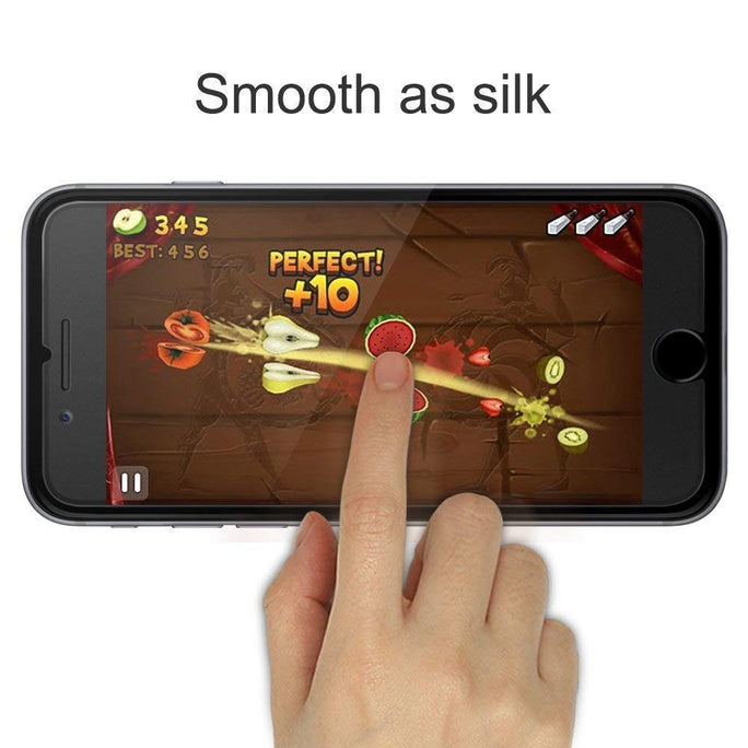 YOFO Anti Glare Matte Finish Anti-Fingerprint 9H Hammer Screen Protector for Realme 6 Pro (Full Edge to Edge)