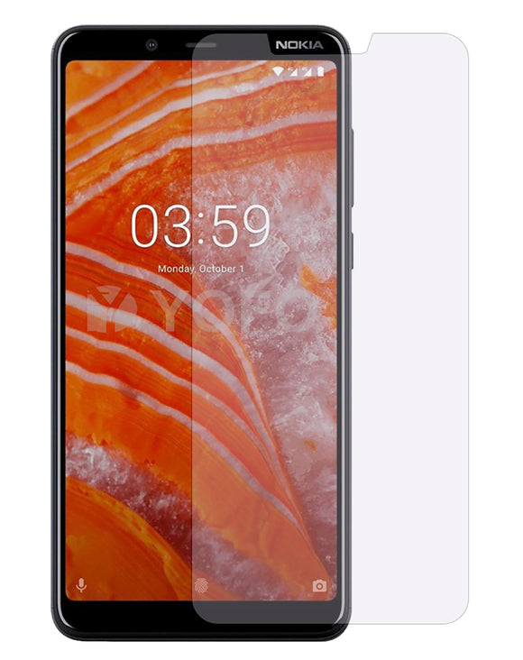 YOFO Anti Glare Matte Finish Anti-Fingerprint 9H Hammer Glass Screen Protector for Nokia 3.1 Plus