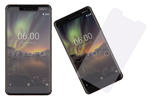YOFO Anti Glare Matte Finish Anti-Fingerprint 9H Hammer Screen Protector for Nokia 5.1 Plus