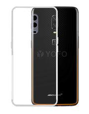 YOFO Silicon Full Protection Back Cover for OnePlus 6T (Transparent) Shockproof Ultra Thin