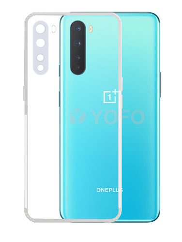 YOFO Silicon Full Protection Back Cover for OnePlus Nord (Transparent) Shockproof Ultra Thin