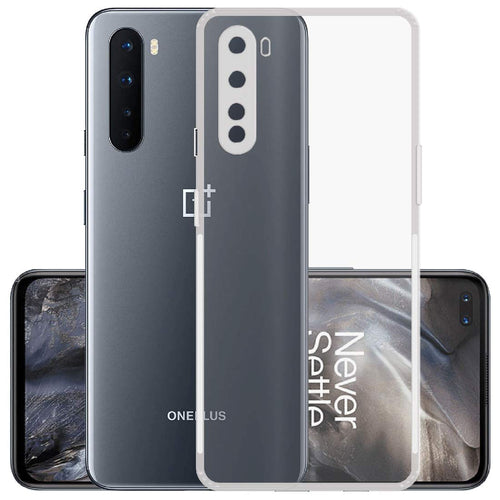 YOFO Silicon Full Protection Back Cover for OnePlus Nord (Transparent) Shockproof Ultra Thin