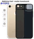 Prime Metal Shutter, Slim Protective Back Cover With Camera Slide Protector For iPhone 6 Plus With Free Triangle Mobile Stand