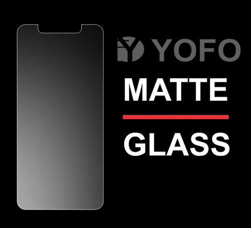 YOFO Anti Glare Matte Finish Anti-Fingerprint 9H 100% Tempered Glass Screen Protector for MI Poco F1 (Transparent)