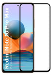 YOFO HD D+ Edge to Edge Full Screen Coverage Tempered Glass for Mi Redmi Note 10 Pro / Note 10 Pro Max - Full Glue Gorilla Glass (Black)