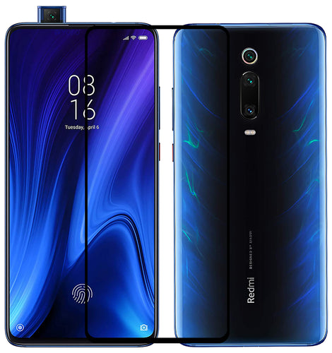 YOFO HD D+ Edge to Edge Full Screen Coverage Tempered Glass for Mi Redmi K20 /  K20 Pro - Full Glue Gorilla Glass (Black)