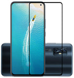 YOFO HD D+ Edge to Edge Full Screen Coverage Tempered Glass for Vivo V17 - Full Glue Gorilla Glass (Black)