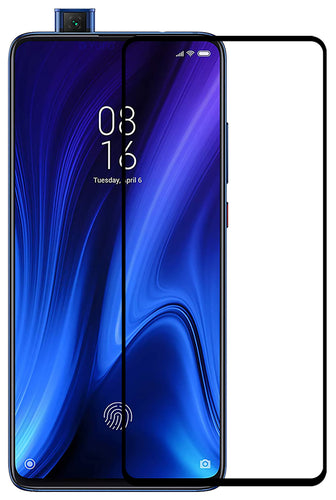 YOFO HD D+ Edge to Edge Full Screen Coverage Tempered Glass for Mi Redmi K20 /  K20 Pro - Full Glue Gorilla Glass (Black)