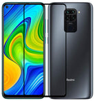 YOFO HD D+ Edge to Edge Full Screen Coverage Tempered Glass for Redmi Note 9 - Full Glue Gorilla Glass (Black)