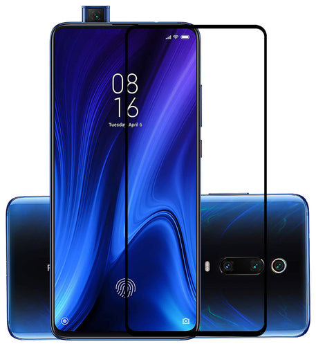 YOFO HD D+ Edge to Edge Full Screen Coverage Tempered Glass for Mi Redmi K20 /  K20 Pro - Full Glue Gorilla Glass (Black)